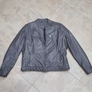 Fur Lined Leather Jacket